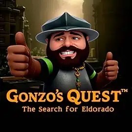 Gonzo's Quest slot logo by NetEnt at Dracula CasinoGonzo's Quest